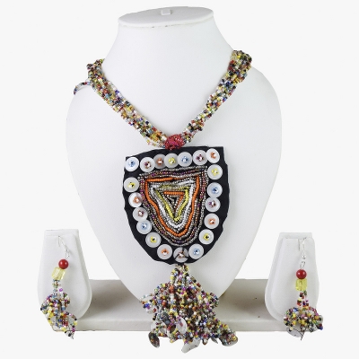 Designer Jeko Moti Necklace for Chaniya Choli
