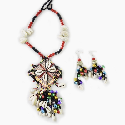 Designer Seashell Necklace For Chaniya Choli