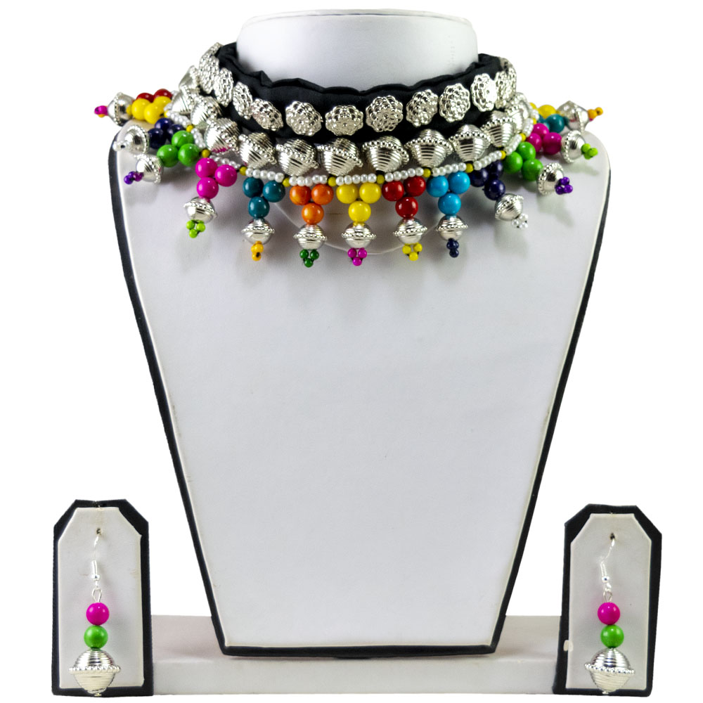 Designer Beads Choker Necklace Set