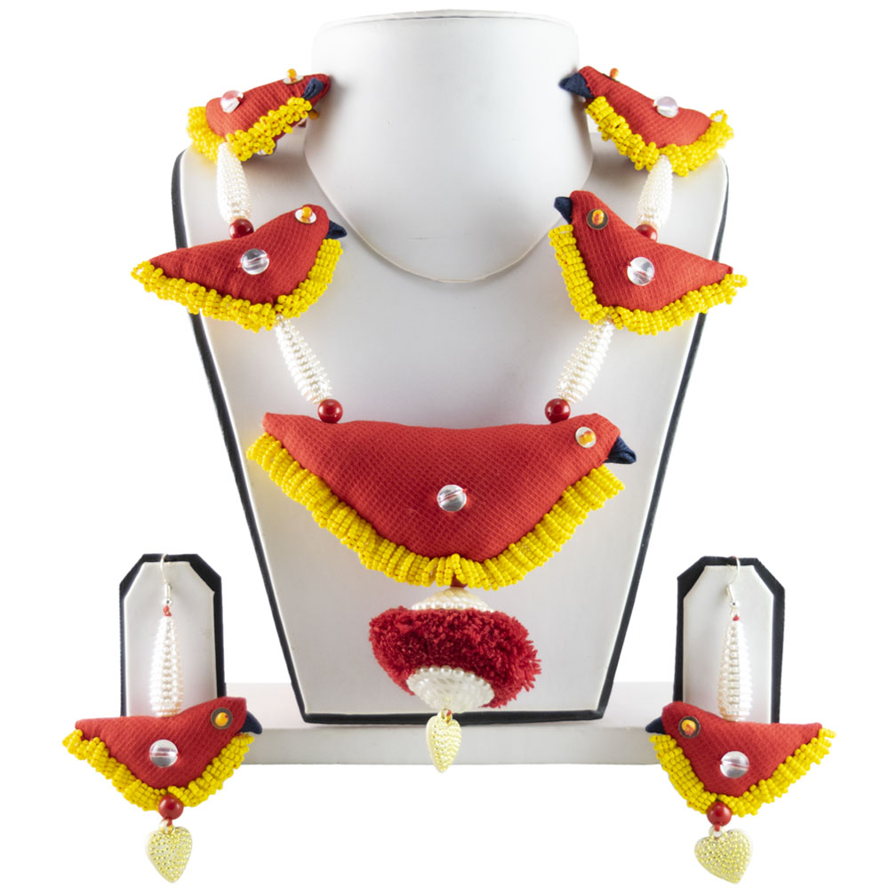 Parrot Style Jeko Moti Necklace for Traditional Outfit