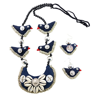 Sea Shell Designer Necklace for Chaniya Choli