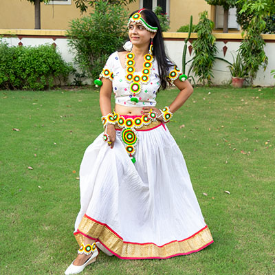 Woolen Threads Designer Full Set for Chaniya Choli