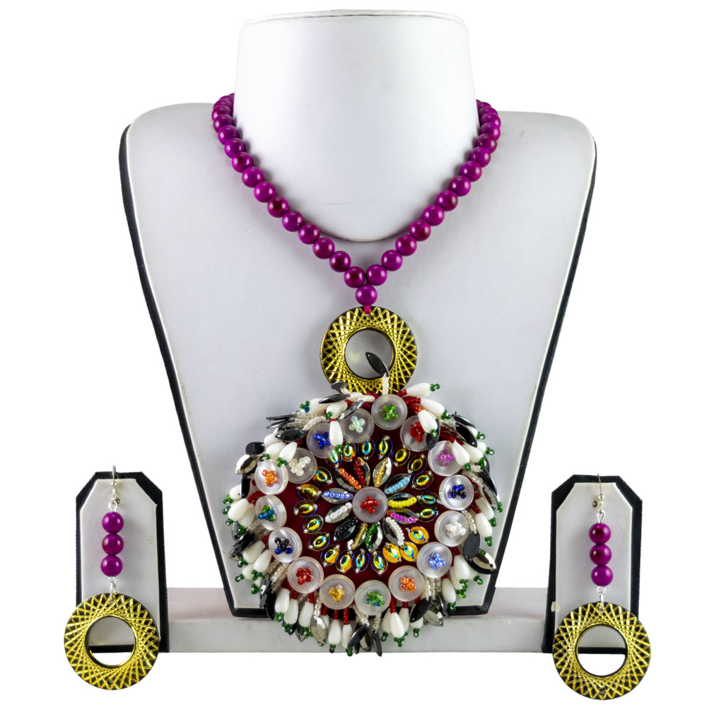Designer Beads Handmade Necklace for Chaniya Choli