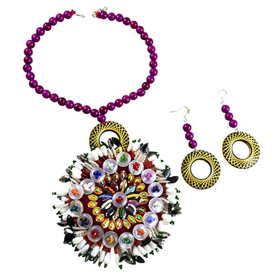 Designer Beads Handmade Necklace for Chaniya Choli