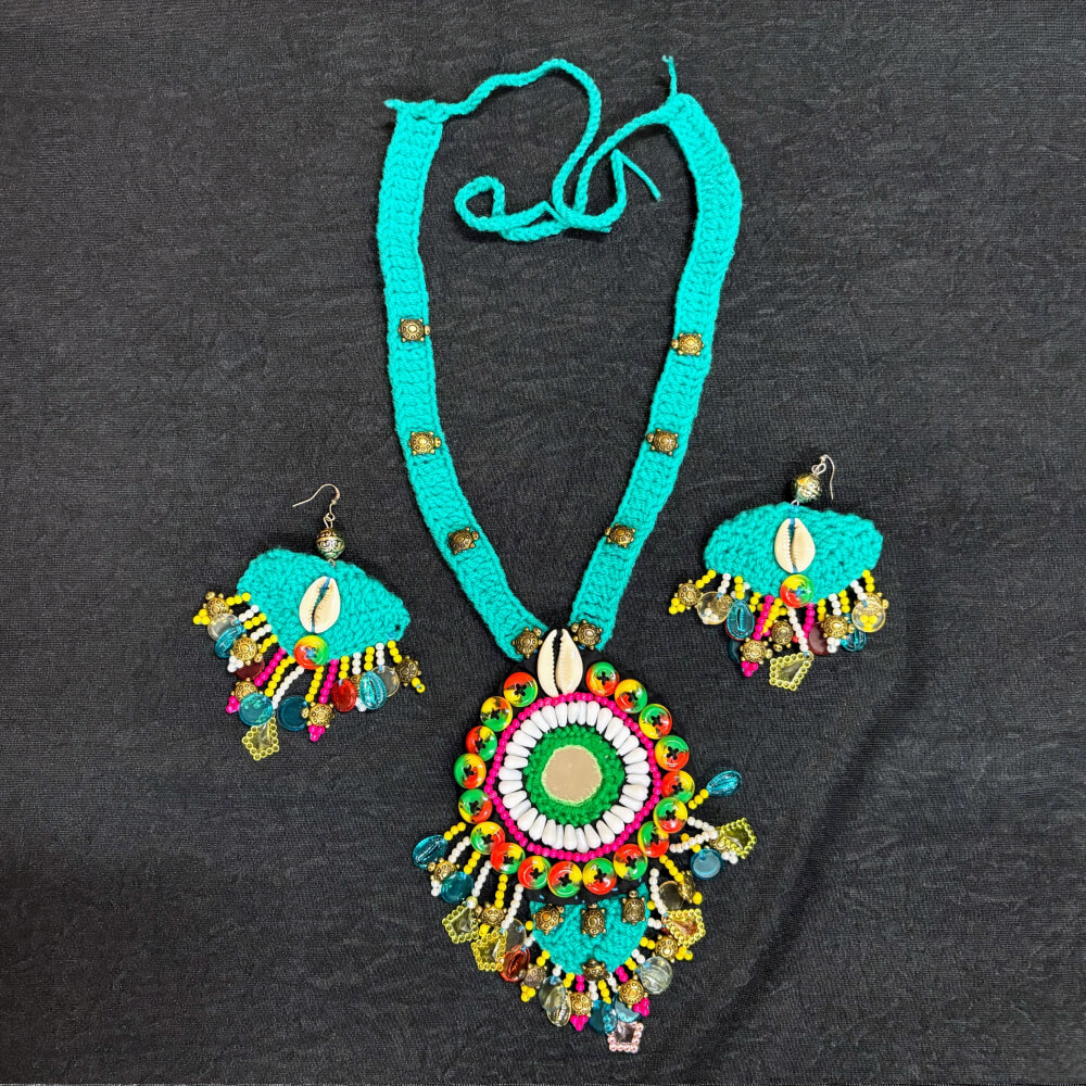 Woolen Handmade Necklace for Navratri
