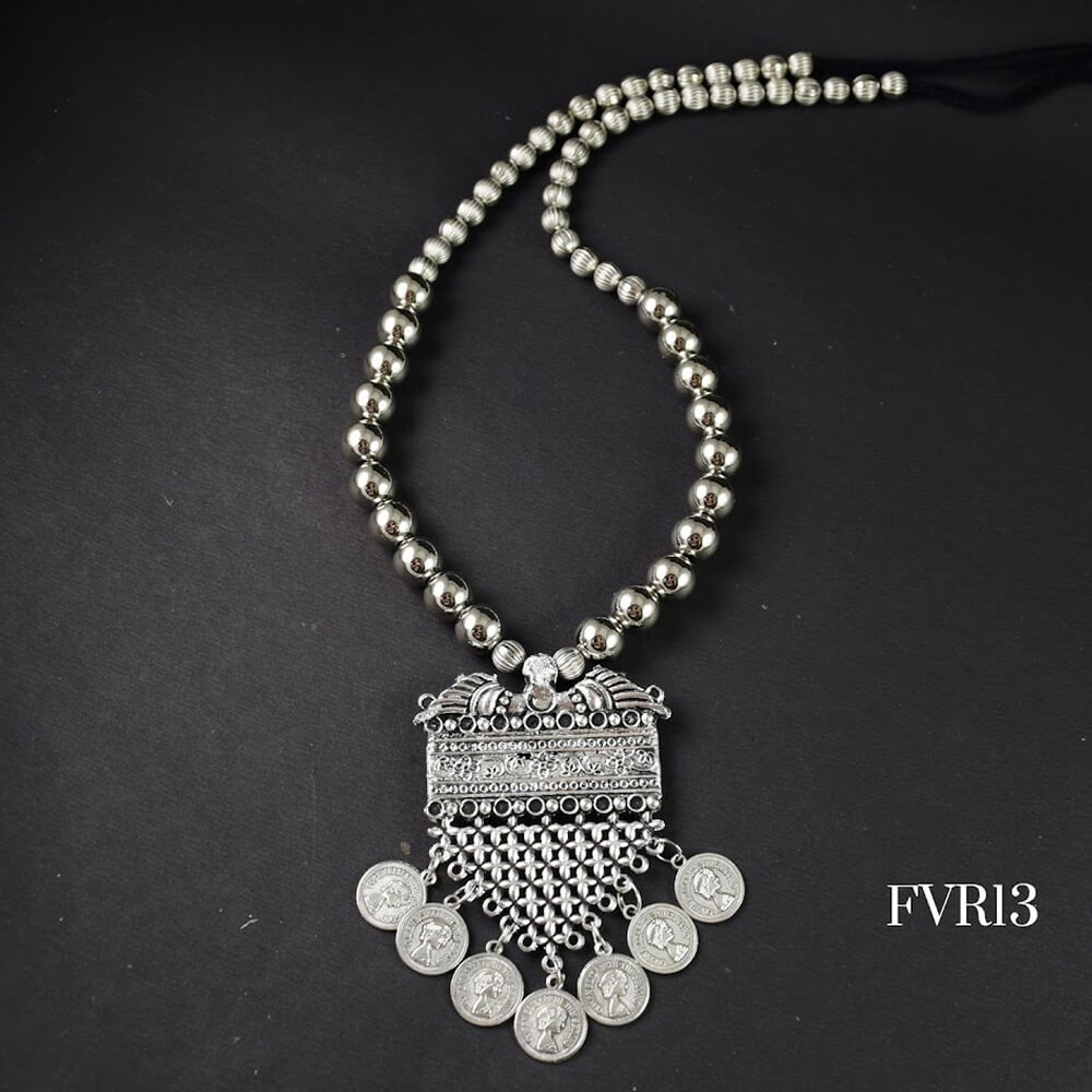 Silver Oxidised Necklace