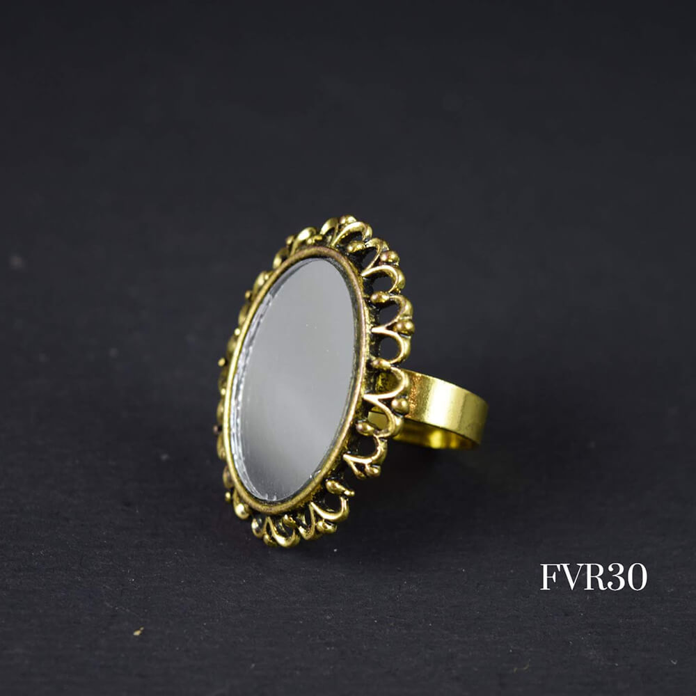 Beautiful Oxidised Adjustable Ring