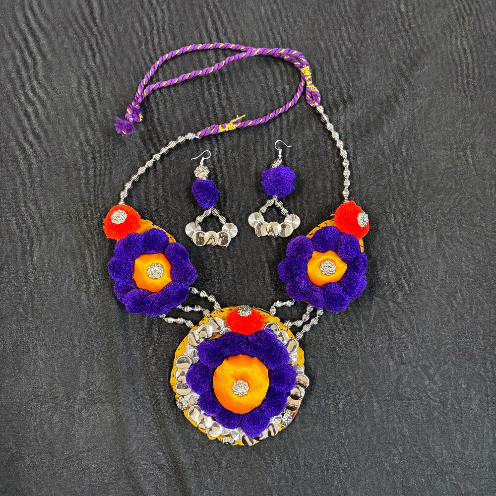 Pom Pom Balls Designer Necklace