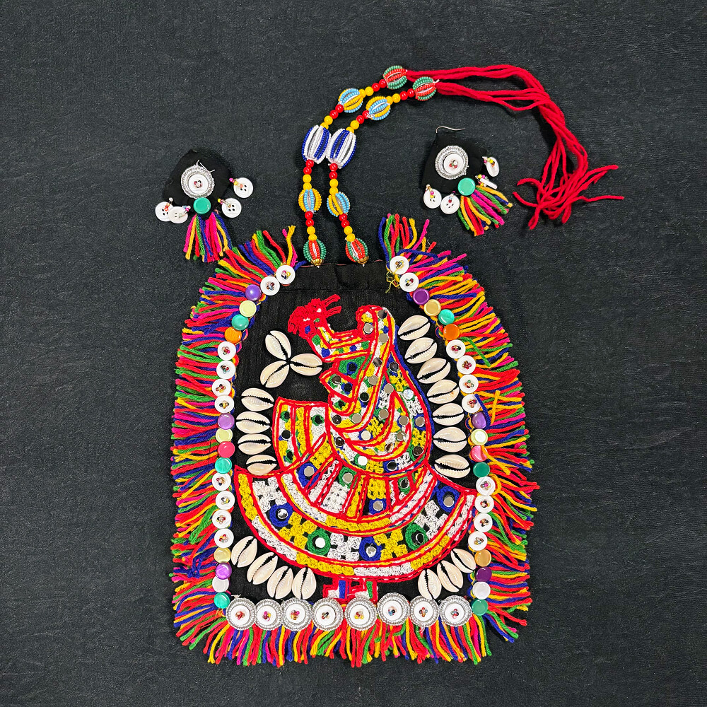 Handcrafted Kutchi Dandiya Necklace Set