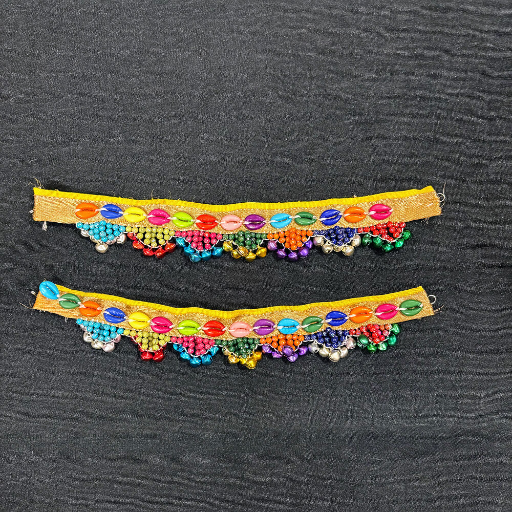 Handmade Multicolor Beaded Anklets