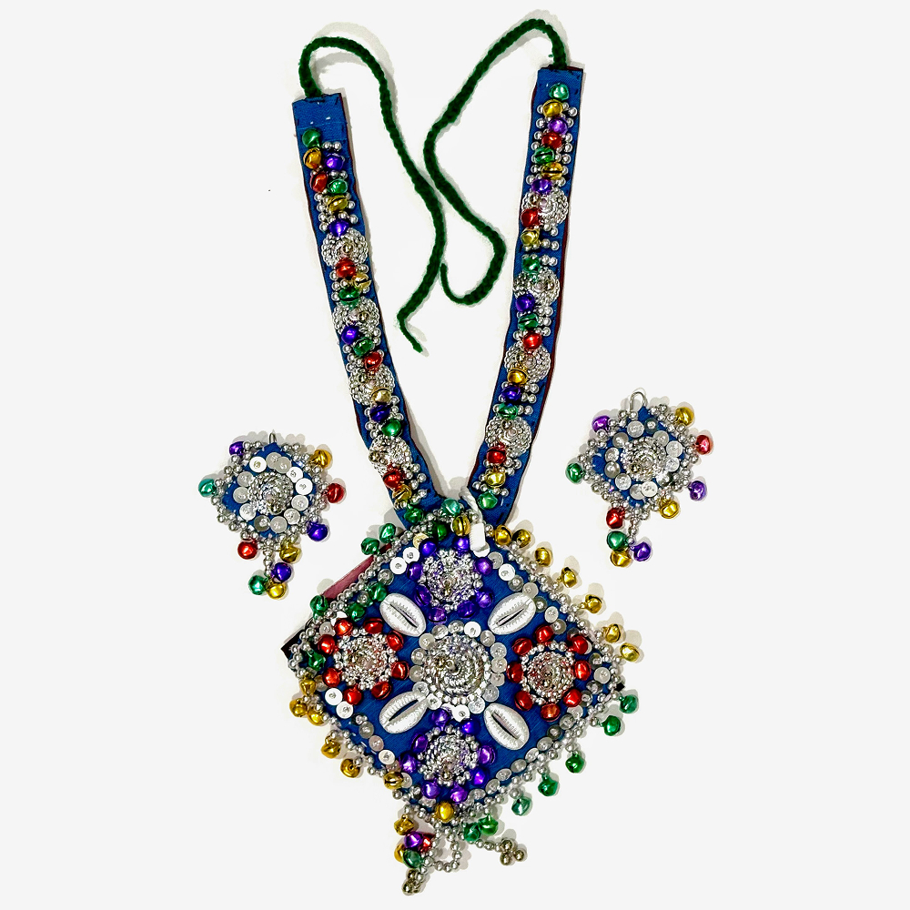 Designer Ghughari Necklace for Chaniya Choli