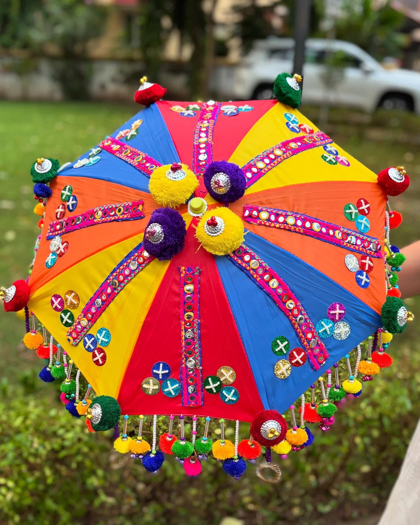 Designer Umbrella for Garba Dance Navratri