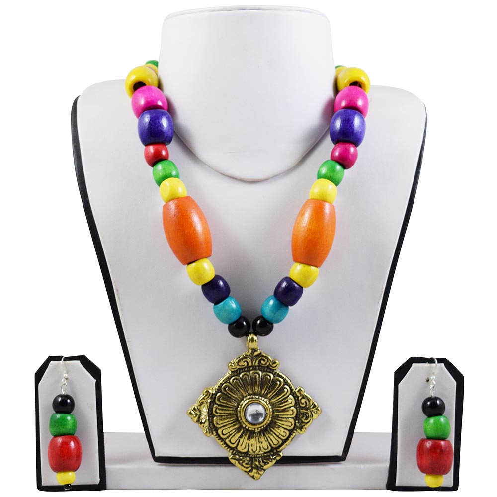 Painted Bead Necklaces - Art Bar