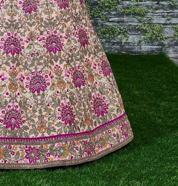 Women's Silk Semi stitched Lehenga Choli
