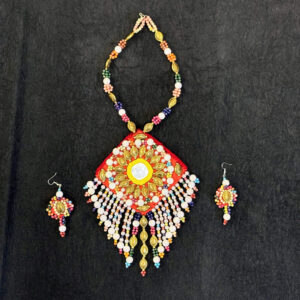 Multi Color Beads Necklace for Chaniya Choli FV00837